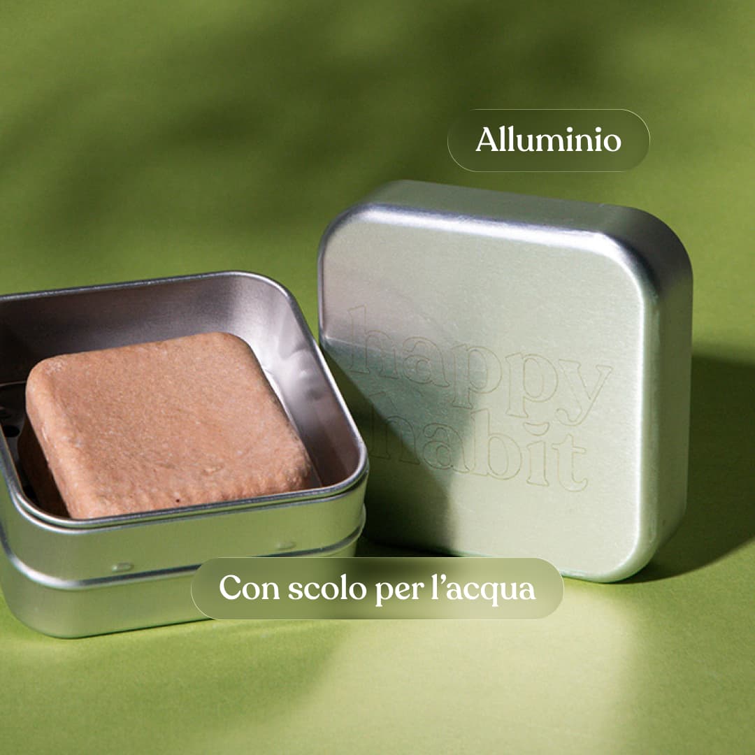 Portasapone in alluminio