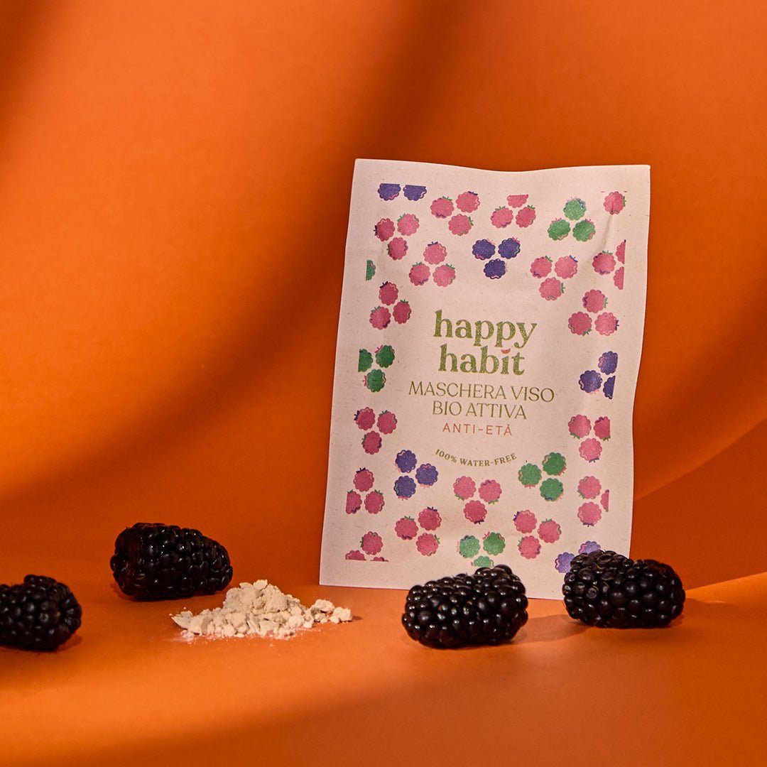 Maschera Viso Bio Attiva Anti - Età - Happy Habit