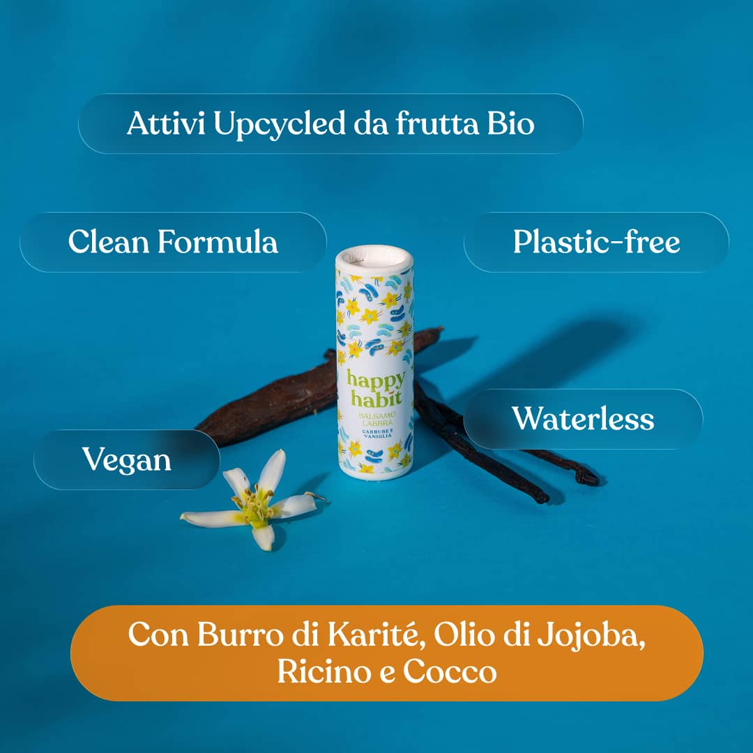 Balsamo Labbra Carrube e Vaniglia