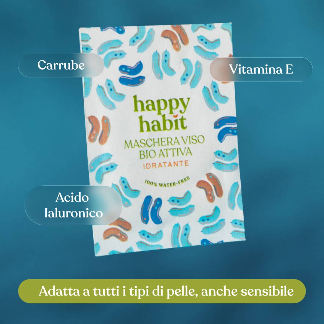 Maschera Viso Bio Attiva Idratante Monodose