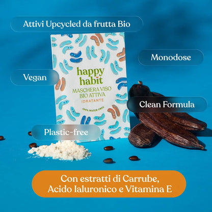 Maschera Viso Bio Attiva Idratante Monodose
