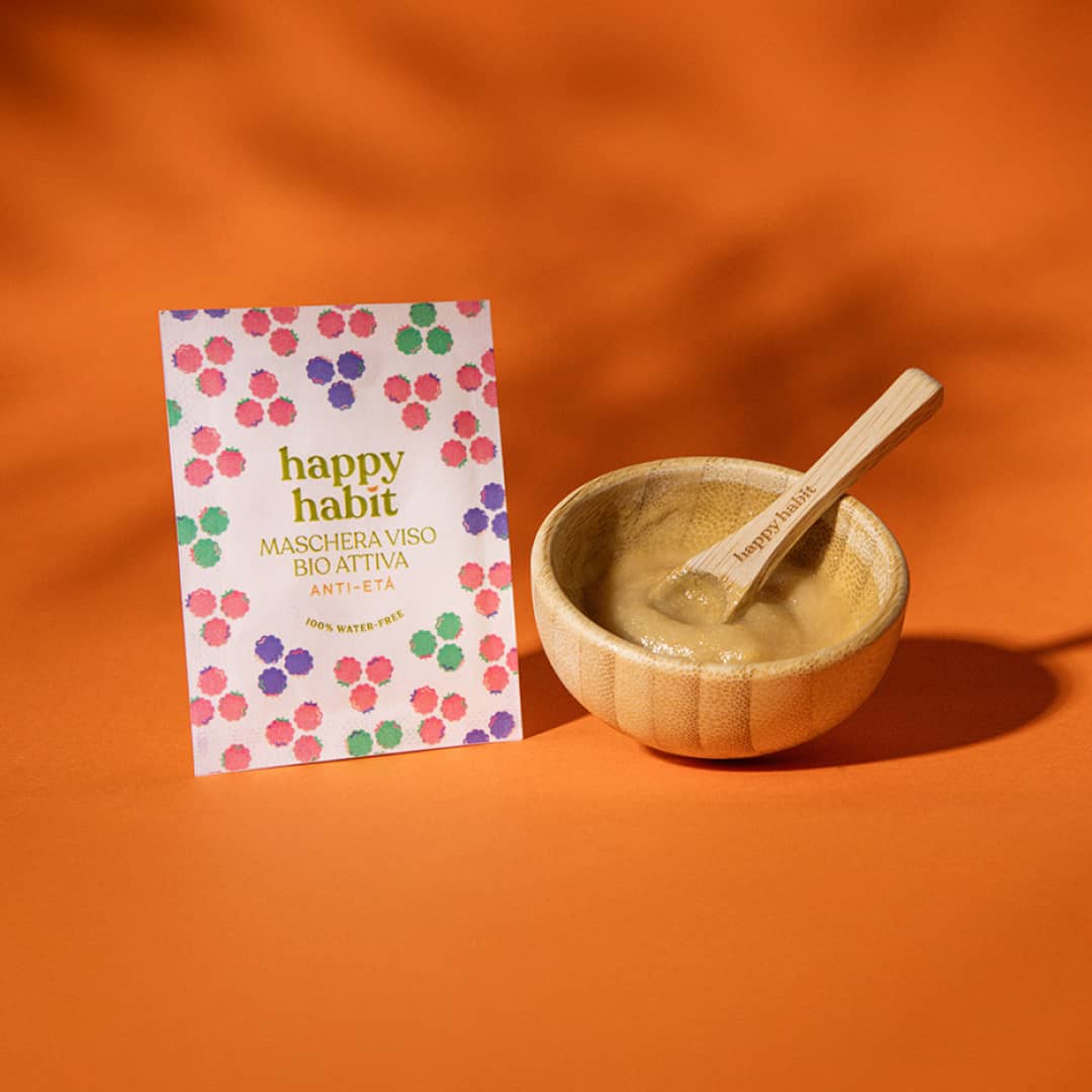 Maschera Viso Bio Attiva Anti-Età Monodose