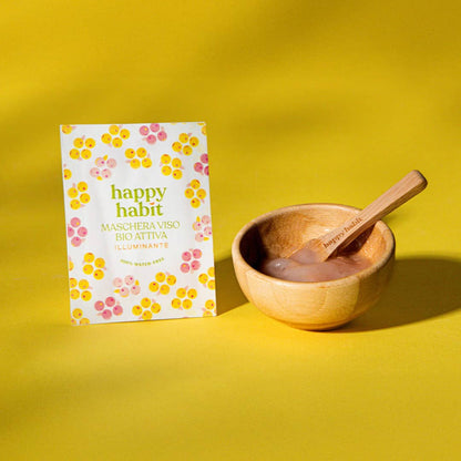 Maschera Viso Bio Attiva Illuminante Monodose