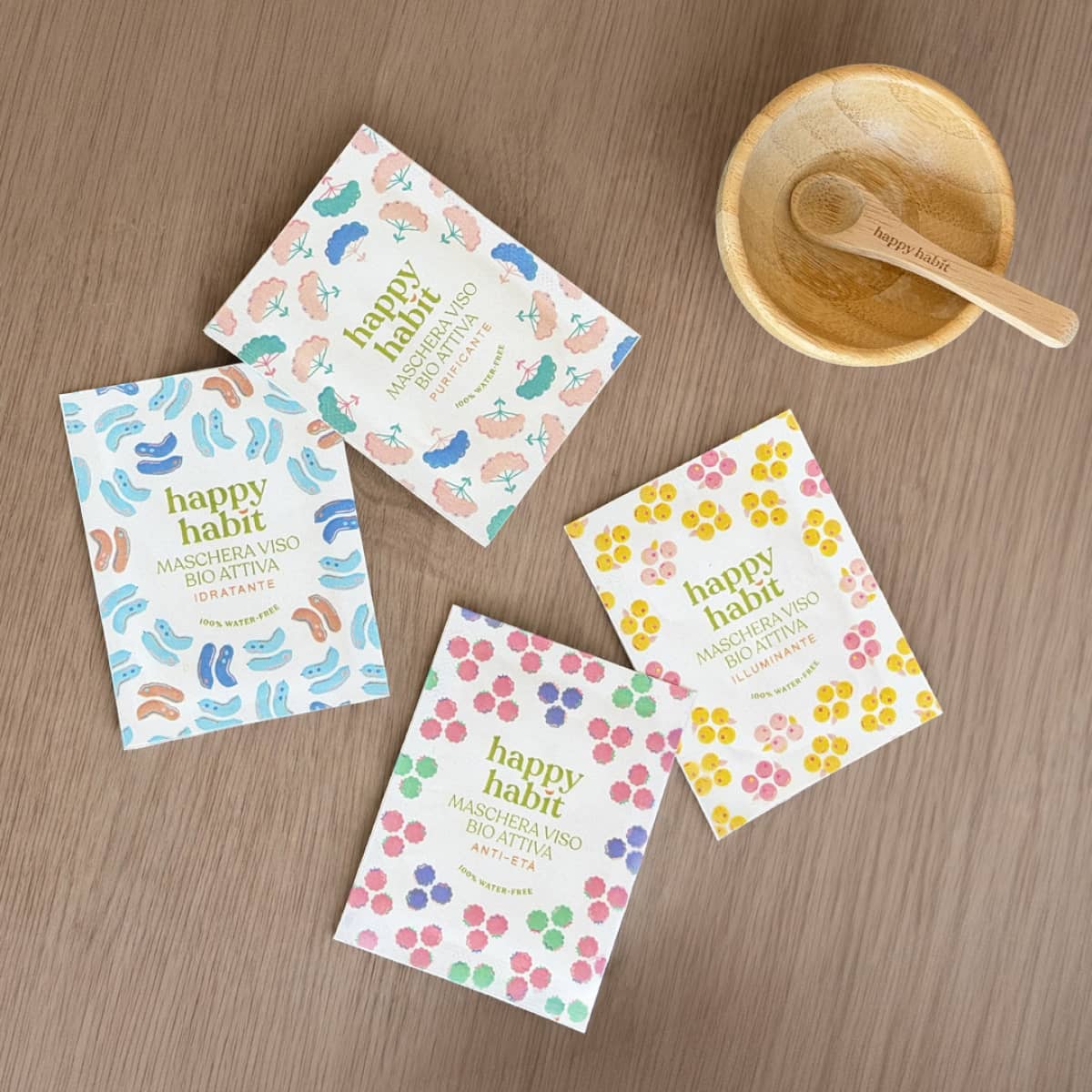 Maschera Viso Bio Attiva Purificante Monodose