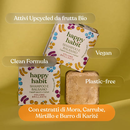 Shampoo &amp; Balsamo Volume Brillante