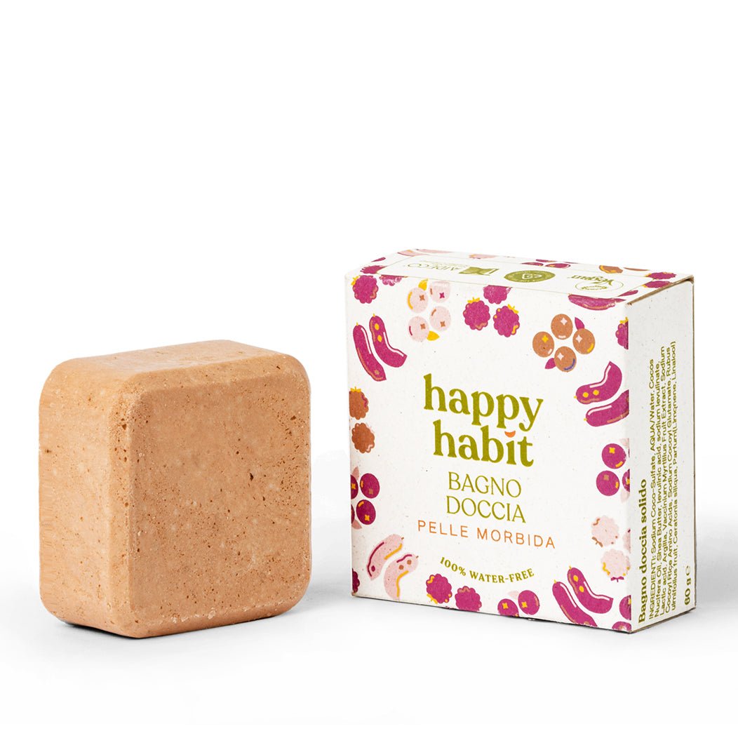 Bagno Doccia Pelle Morbida - Happy Habit - Vista 3/4